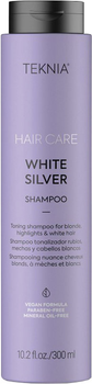 Szampon tonujący Lakme neutralizujący żółty odcień włosów Teknia White Silver Shampoo 300 ml (8429421440127)