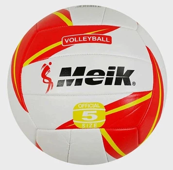 М'яч волейбольний Meik 270 грам White/Red (С 34196/05)