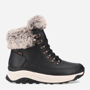 Жіночі зимові черевики низькі Rieker REVW0063-00 37 Чорні (4061811105762)