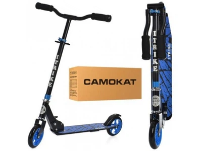 Самокат двухколесный iTrike (синий), SR 2-039-8-BL