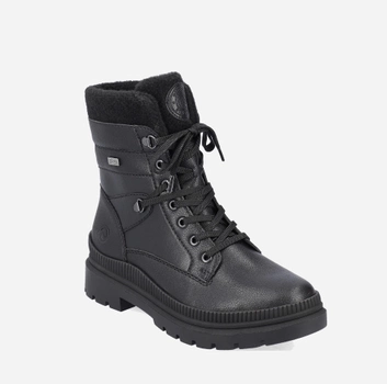 Жіночі зимові черевики високі Remonte REMD0C77-03 37 Чорні (4061811030439)