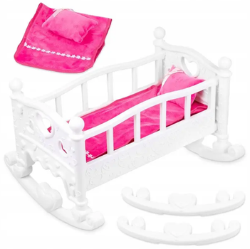 Лялькове ліжечко колиска Kinderplay 2в1 KP6688