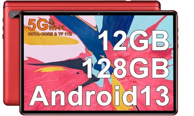 Планшет 10.1" Facetel Q6 12/128Gb 8 ядер Android 13 6000 mAh Червоний
