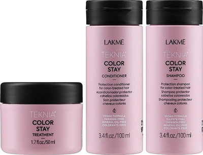 Набір Lakme для захисту кольору фарбованого волосся Teknia Color Stay (8429421445177)