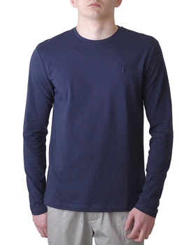 Футболка Лонгслів чоловіча TRUSSARDI JEANS (52T00653-1T003614-U281/22-23) Синій XXL