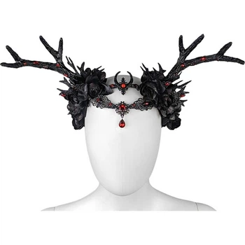 Рога Фея Олень SETA Decor 23-683BLK-RD