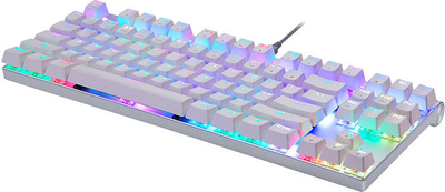 Klawiatura przewodowa Motospeed CK101 RGB Biała (6953460597358)