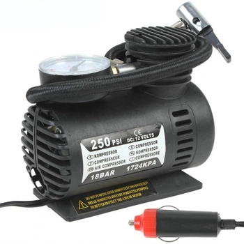 Автомобильный электрический компрессор насос Air Compressor DC-12V автокомпрессор