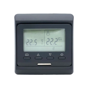Терморегулятор программируемый In-Therm E51 - черный, программатор для теплого пола