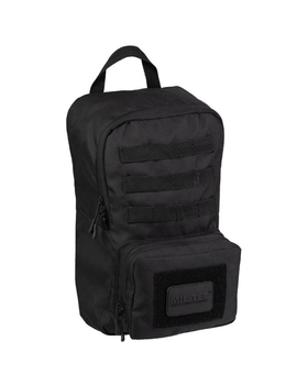 Рюкзак медичний для першої допомоги Mil-Tec US 15л з розширеним набором медичних засобів для невідкладної медичної допомоги Чорний