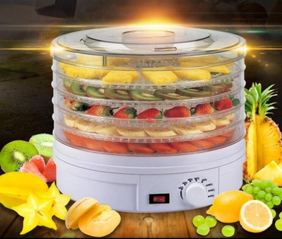 Сушилка электрическая для овощей и фруктов Rainberg 800W Белая (527050)