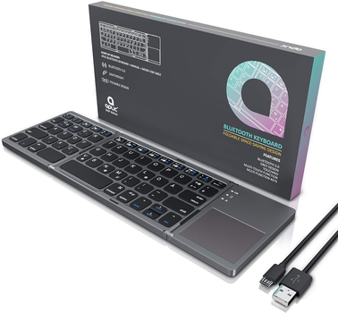 Бездротова клавіатура CSL-Computer складна (72230332477)