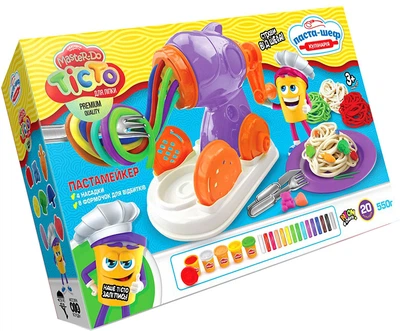 Креативна творчість Danko Toys "Тісто для ліплення "Master Do" Паста-шеф (укр) (4823102809564)
