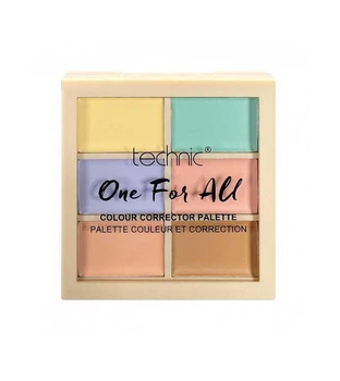 Палетка цветных консилеров Technic Cosmetics Cream Concealer Palette One For All