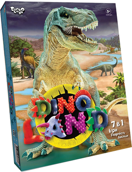Креативна творчість Danko Toys "Dino Land 7 в 1" (укр) (4823102807737)