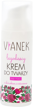 Krem zmiękczający na noc do twarzy Vianek z ekstraktem z Bodaka 50 ml (5902249010558)