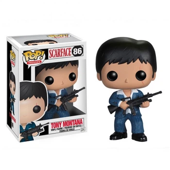 Фигурка Funko Pop Тони Монтана - Tony Mantana №86 10 см Лицо со шрамом Scarface Аль Пачино Фанко Поп