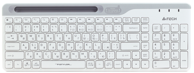 Клавіатура A4Tech FBK25 Wireless White