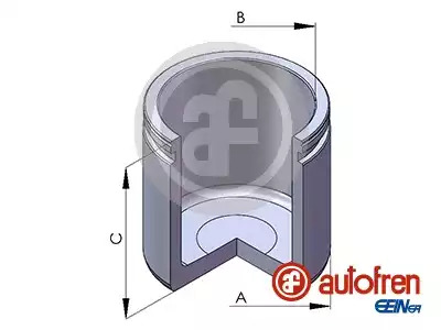 Поршень переднього супорта Jumpy/Scudo 00-06 /Megane I/Scenic II 60x53,15, AUTOFREN (D02576)