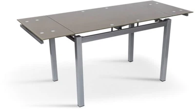 Стол МіксМеблі Венди XS-1025 80 х 80 х 65 см Серый + Кофейный (А0052127)