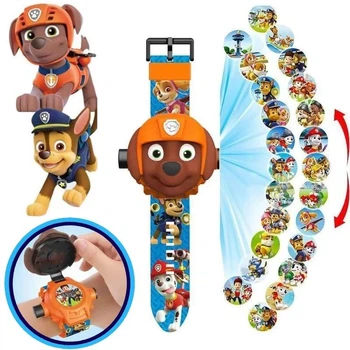 Часы наручные детские с 3d проектором "Зума / Щенячий патруль (Paw Patrol)" 1002-23
