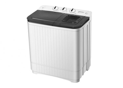 Вертикальная стиральная машина Liberton lwm-5500 pump, White/Black, полуавтомат, с 2 барабанами, загрузка 5.5 кг, 3 режима, 1350 об/мин, класс энергопотребления а+, 61х38.2х69.4 см