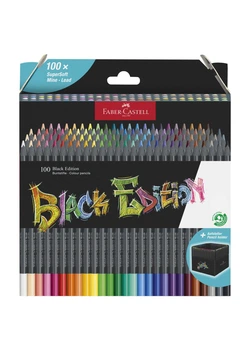 Набор карандашей 100 цв. FABER CASTELL трехгранные черные (116411) 4005401164111