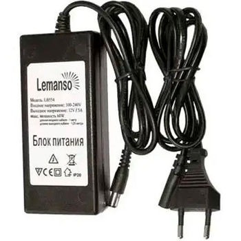 Блок живлення 48Вт 12В IP33 Lemanso LB554