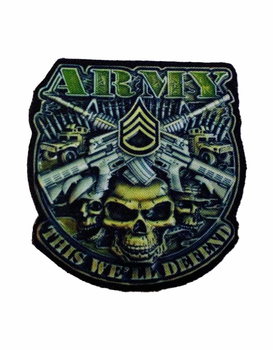 Шеврон патч " Армия" - 1 (morale patch) " на липучке велкро