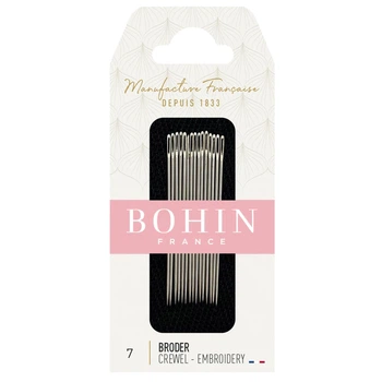 Иголки для вышивки BOHIN Crewel-Embroidery №7 (15 шт.) 00718