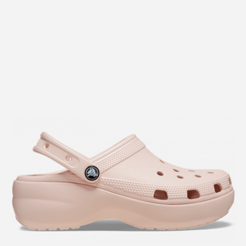 Chodaki damskie na platformie Crocs Classic Platform 206750-6UR 34-35 (W5) 21 cm Jasnoróżowe (196265545407)