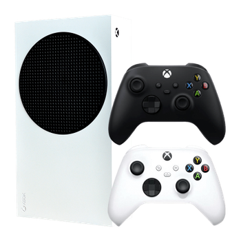 Набір Консоль Microsoft Xbox Series S 512GB White + Геймпад Бездротовий Controller Carbon Black