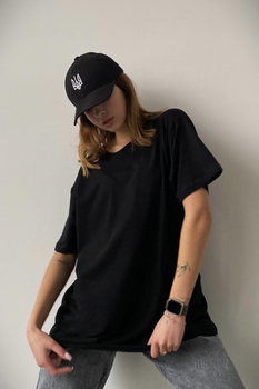 Оверсайз Футболка Without Great Woman L/XL Black 297451173