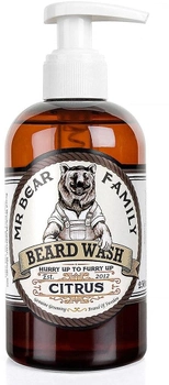 Płyn do mycia brody Mr Bear Family Cytrusowy 250 ml (7350084610002)