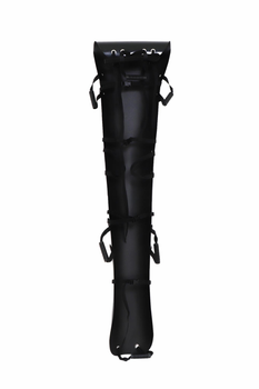 Ноші тактичні пластикові волокуші СКЕД евакуаційні 2300х600х1.5 мм Чорний (0006)