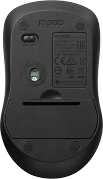 Mysz Rapoo 1680 Silent Wireless Black (2157650000)