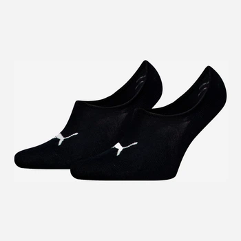 Набір жіночих шкарпеток коротких Puma Unisex Footie High Cut 93839501 39-42 2 пари Black (8720245569873)