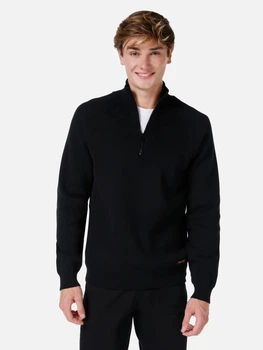 Свитер теплый на молнии мужской Colin's CL1066766BLK S Черный (8684112033730)