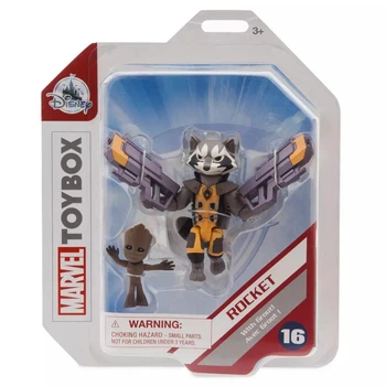 Набор фигурок 2в1 Ракета и Грут из к/ф Стражи Галактики, 8 і 4 см - Disney, Marvel, Toybox, Rocket, Groot