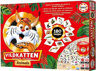 Настільна гра Educa Vildkatten Animals (8412668189751)