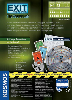 Настільна гра Kosmos Exit The Game The Secret Lab Английский язык (0814743012660)