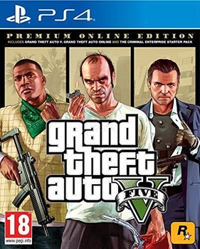 Gra PS4 Grand Theft Auto V GTA 5 Premium Edition (płyta Blu-ray, PlayStation Store) (5026555424271)