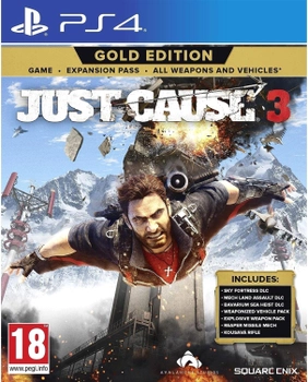 Гра PS4 Just Cause 3 Gold Edition (диск Blu-ray) (5021290078154)