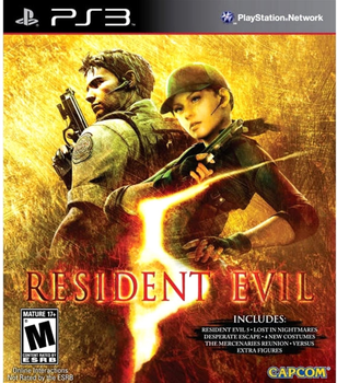 Гра PS3 Resident Evil 5: Gold Edition (диск Blu-ray) (0013388340330)