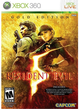 Гра Xbox 360 Resident Evil 5: Gold Edition (DVD) (0013388330225)