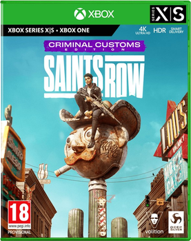 Гра Xbox Series X Saints Row Criminal Customs Edition (диск Blu-ray) (4020628673031)