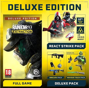 Гра PS4 Tom Clancy's Rainbow Six: Extraction Deluxe Edition (диск Blu-ray) (3307216214885)