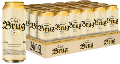 Упаковка пива Keten Brug Blonde Elegant спеціальне фільтроване 6.7% 0.5 л х 24 шт (14820193035220_4820193035223)