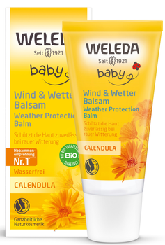 Balsam ochronny dla dzieci od wiatru i chłodu Weleda Calendula 30 ml (4001638096638 / 4001638523196)