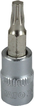 Головка торцевая с битой TORX 1/4 T25 (Yato) (37мм.) (YT-04305)